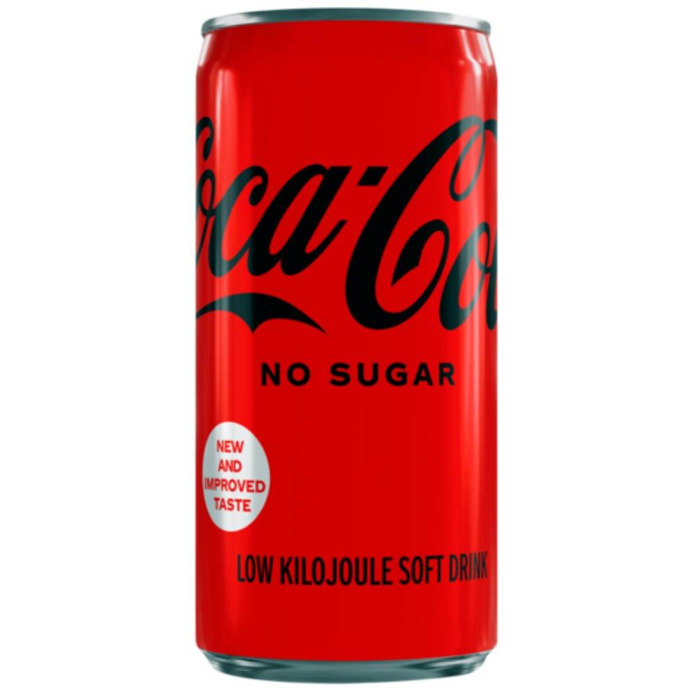 Coca-Cola No Sugar 200ml Cans