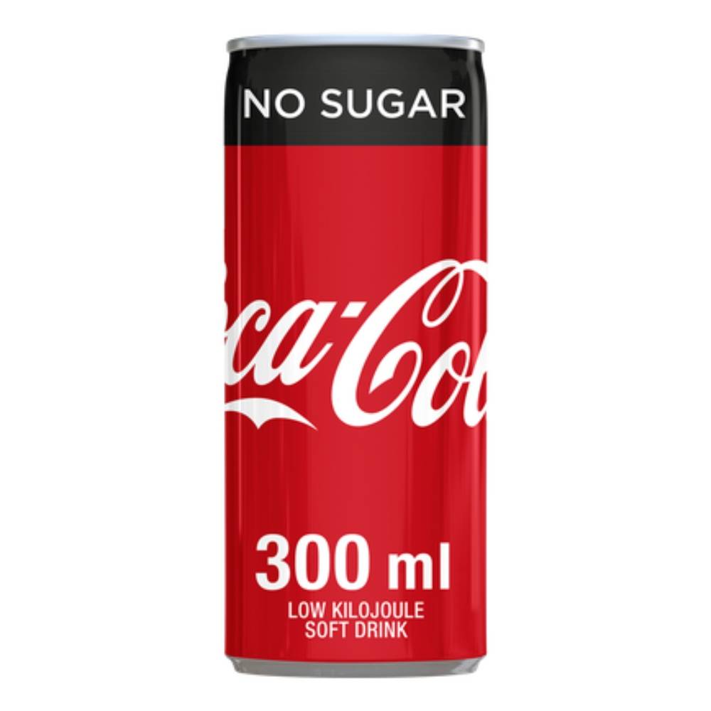 Coca-Cola No Sugar 300ml Cans