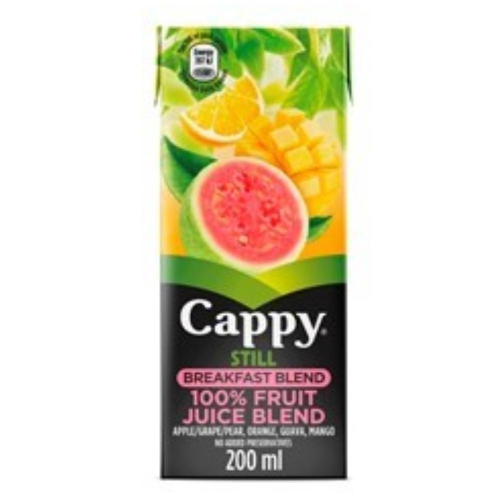 Cappy Breakfast Blend 200ml Still 100% Juice Tetra Box