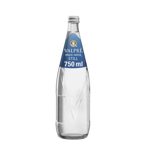 Valpre Still Water 750ml Glass Bottles