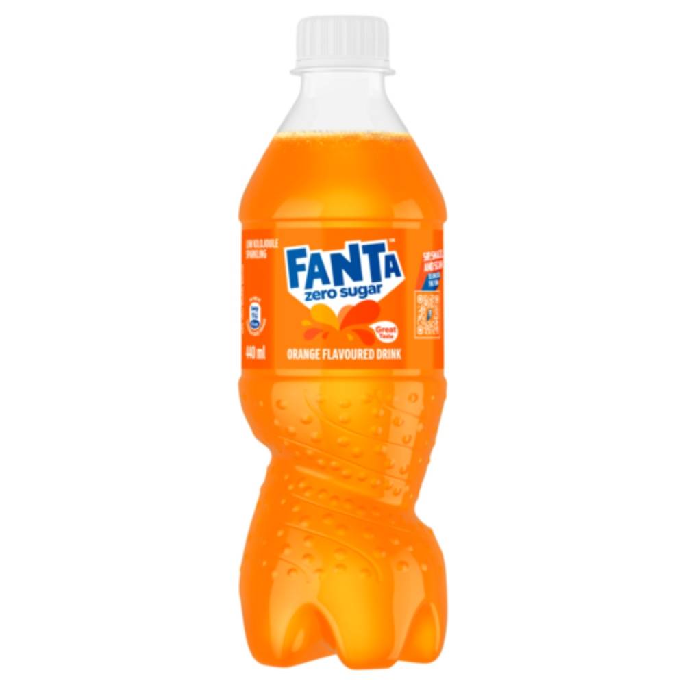 Fanta Orange No Sugar 440ml PET Bottles