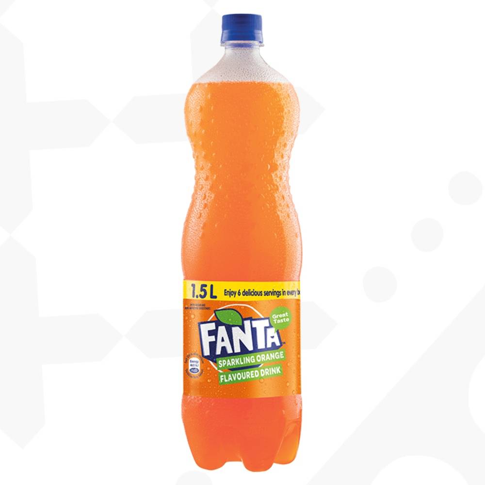 Fanta Orange 1.5L PET Bottles