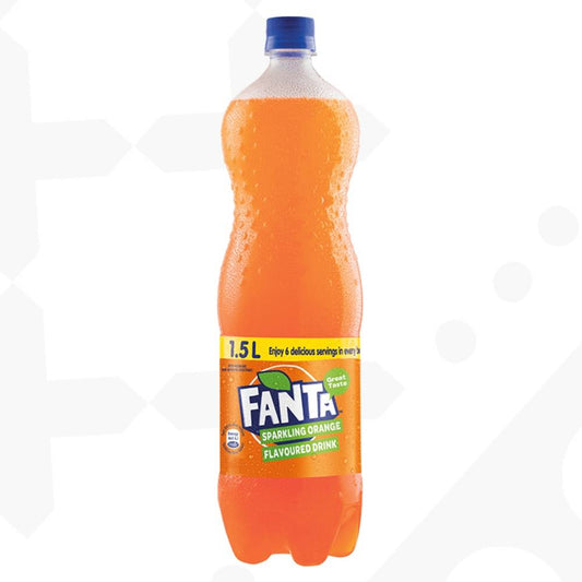 Fanta Orange 1.5L PET Bottles