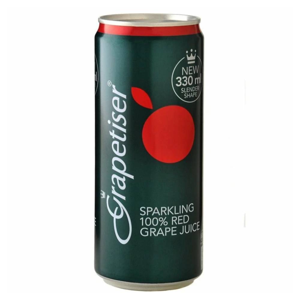 Grapetiser Sparkling Fruit Juice 300ml Cans