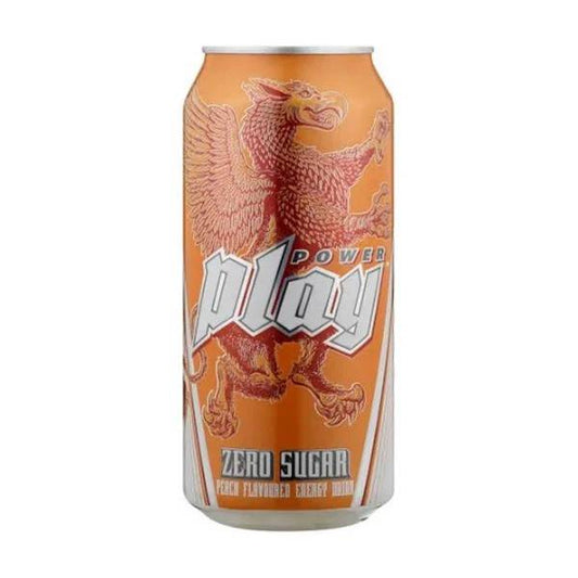 Power Play Peach No Sugar 500ml Cans