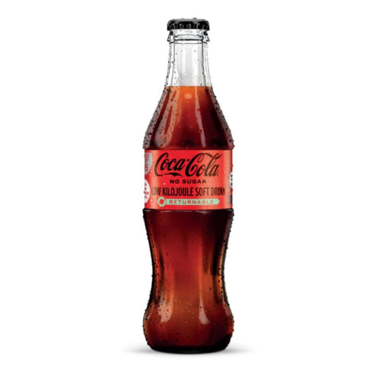 Coca-Cola No Sugar 300ml Glass Bottles