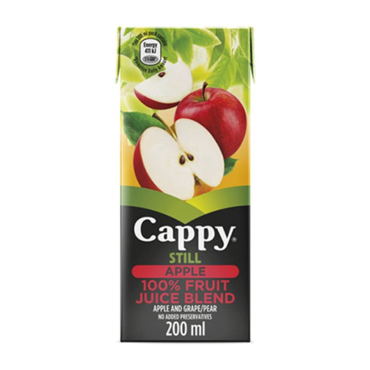 Cappy Apple 200ml Still 100% Juice Tetra Box
