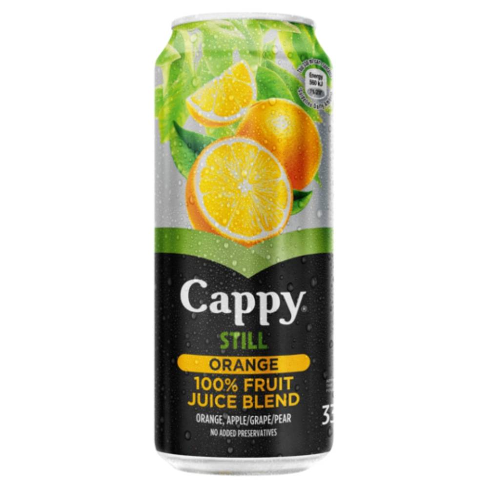 Cappy Orange 300ml Still 100% Juice Cans