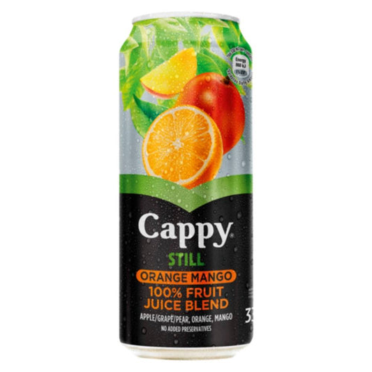 Cappy Orange Mango 300ml Still 100% Juice Cans