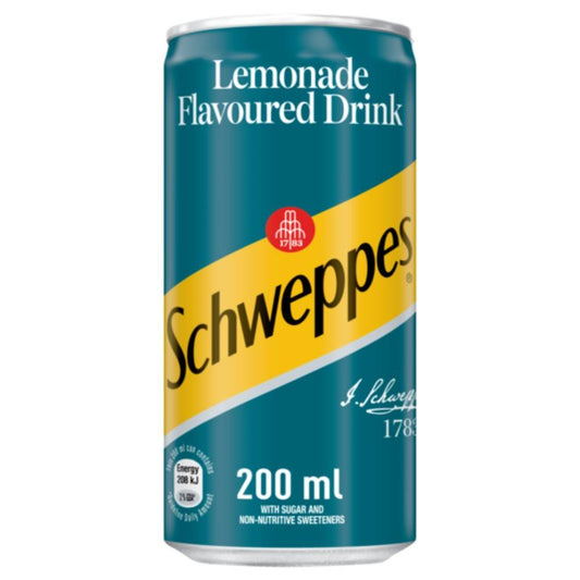 Schweppes Lemonade 200ml Cans