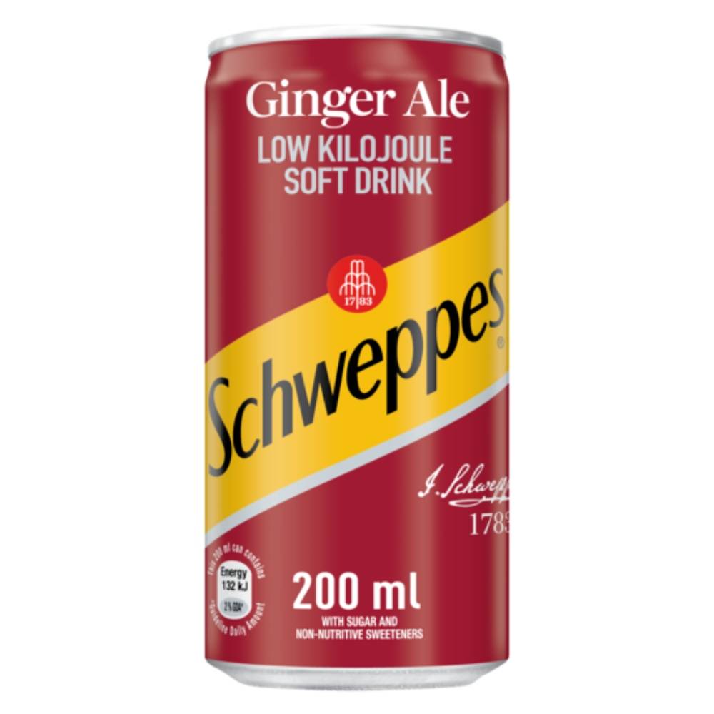 Schweppes Ginger Ale 200ml Cans