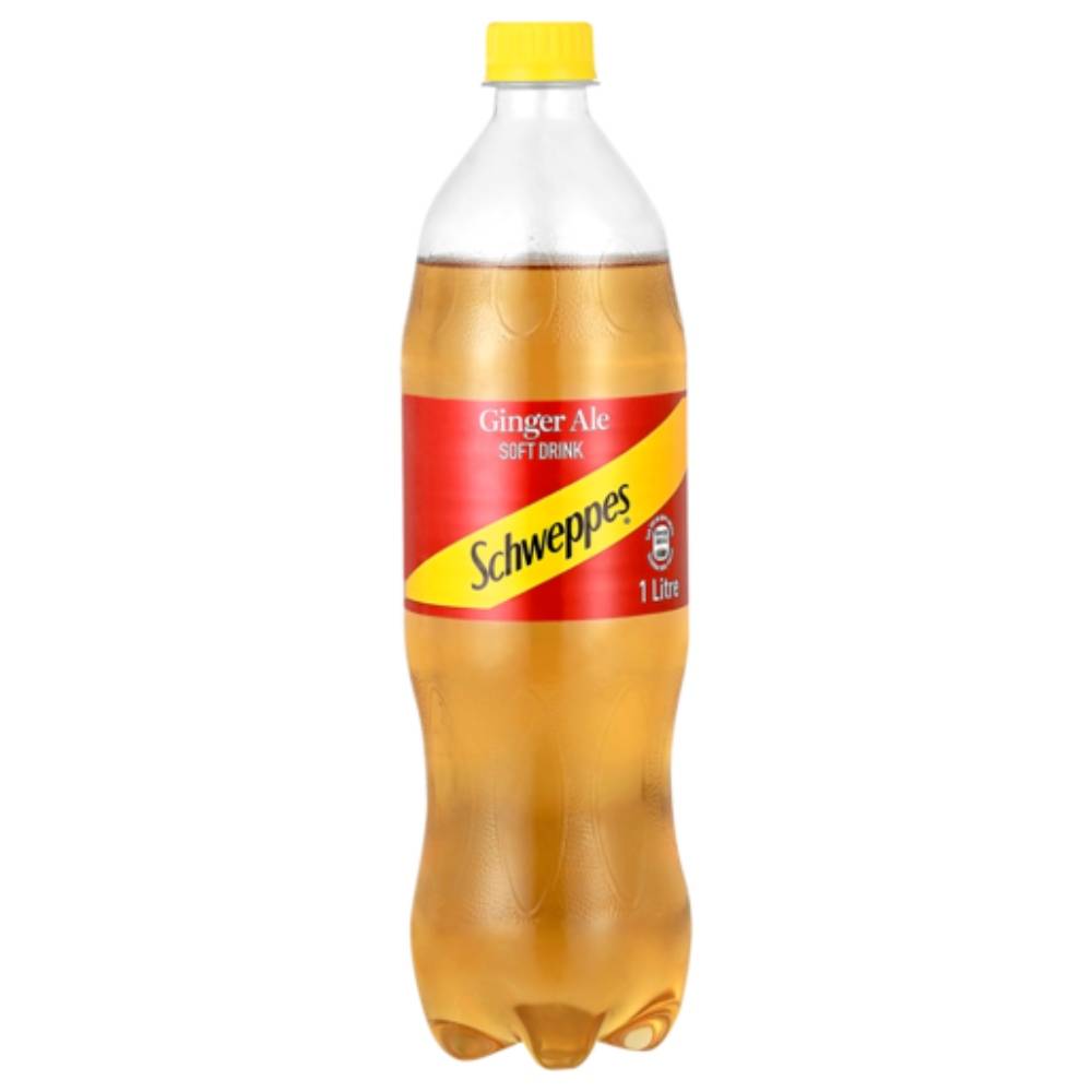 Schweppes Ginger Ale 1L PET Bottles