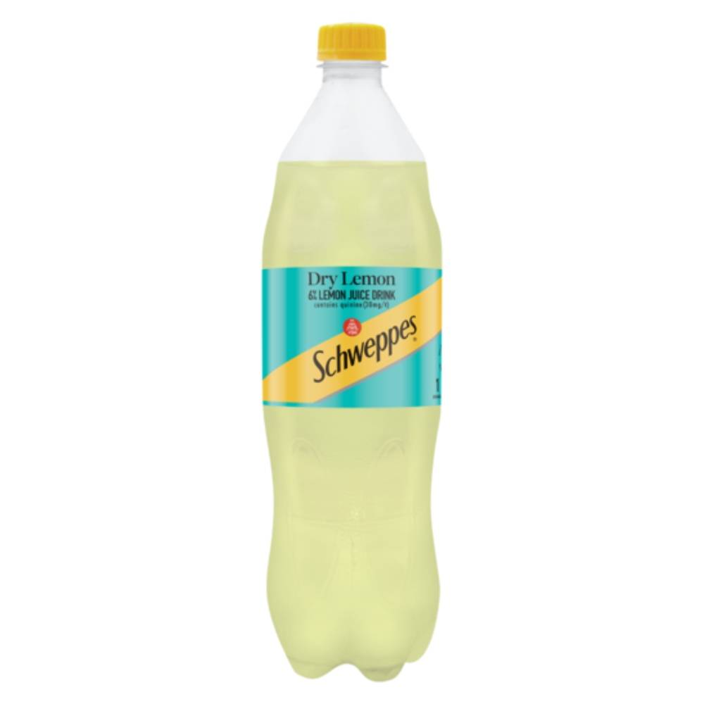 Schweppes Dry Lemon 1L PET Bottles