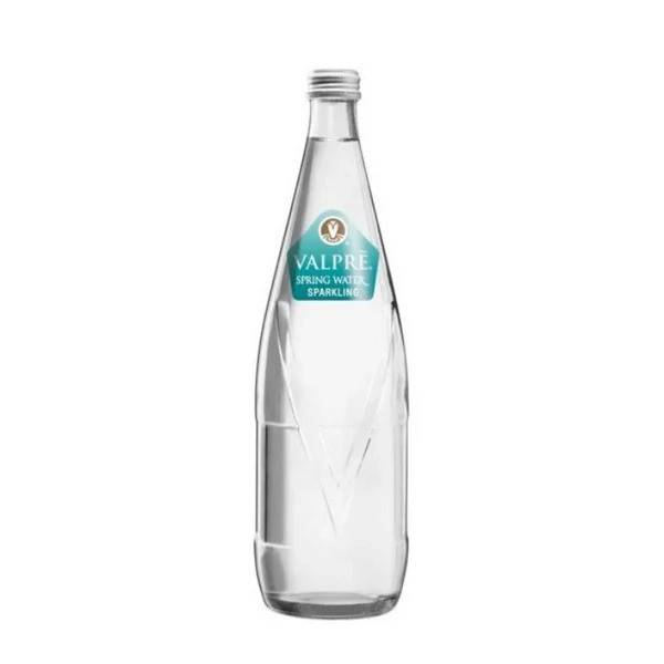 Valpre Sparkling Water 750ml Glass Bottles