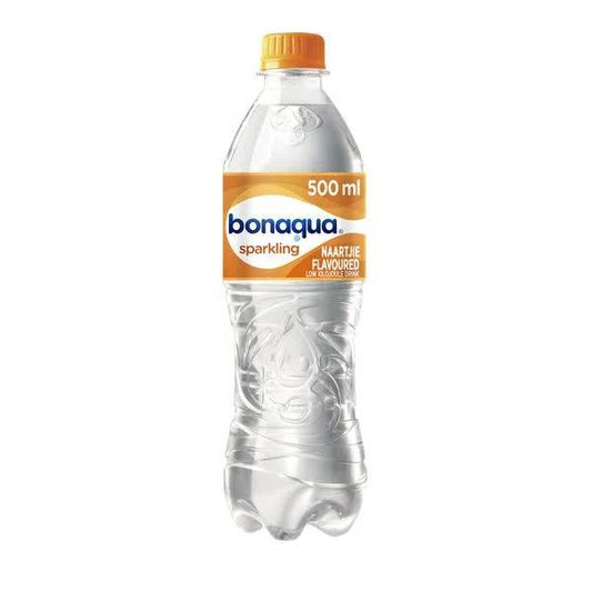 Bonaqua Naartjie Flavored Sparkling Water 500ml PET Bottles