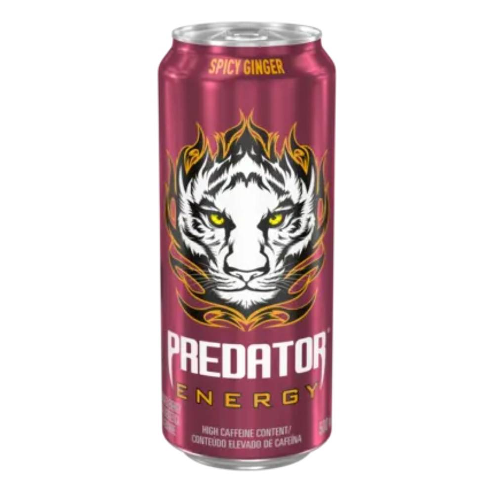 Predator Energy Drink Spicy Ginger 500ml Cans
