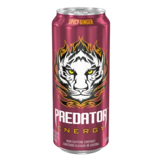 Predator Energy Drink Spicy Ginger 500ml Cans