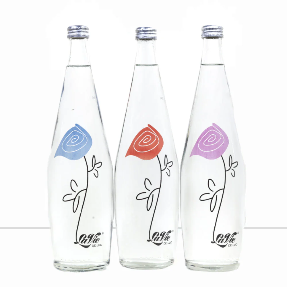 La Vie De Luc Still Water Emotions Range 750ml Glass Bottles