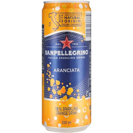 Sanpellegrino Aranciata 330ml Cans